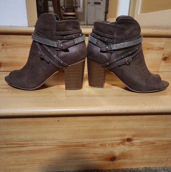 Authenic American Heritage Women's Open-Toe Ankle Booties - Picture 11 of 13